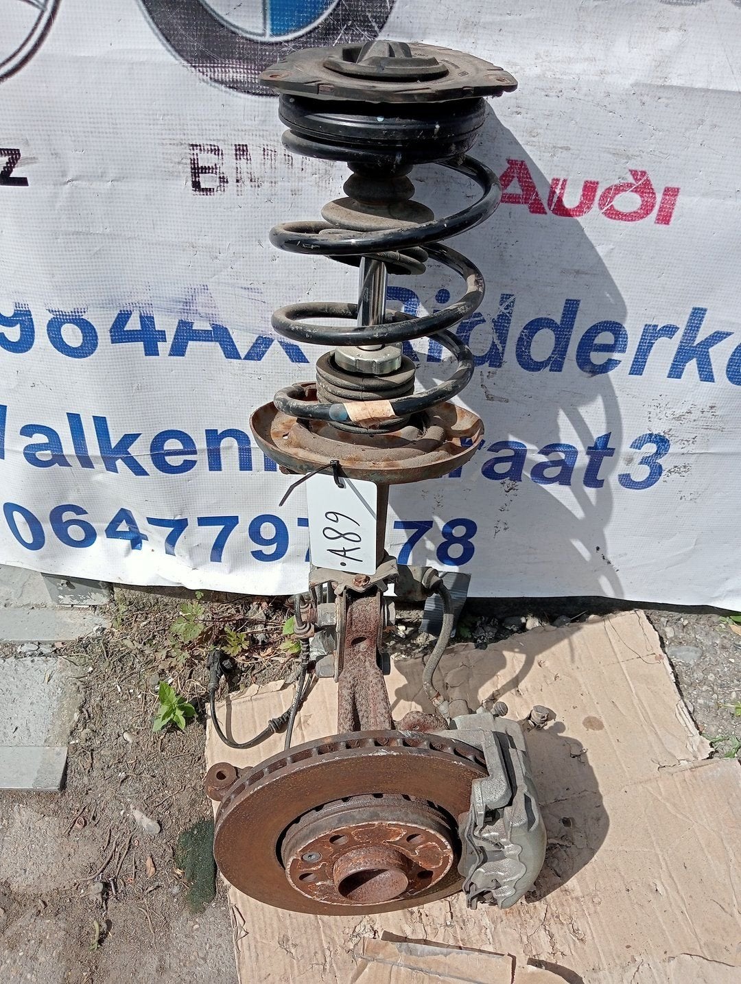 schokdemper vooras rechts / voor renault megane iii coupé, Gebruikt, -, -, -
