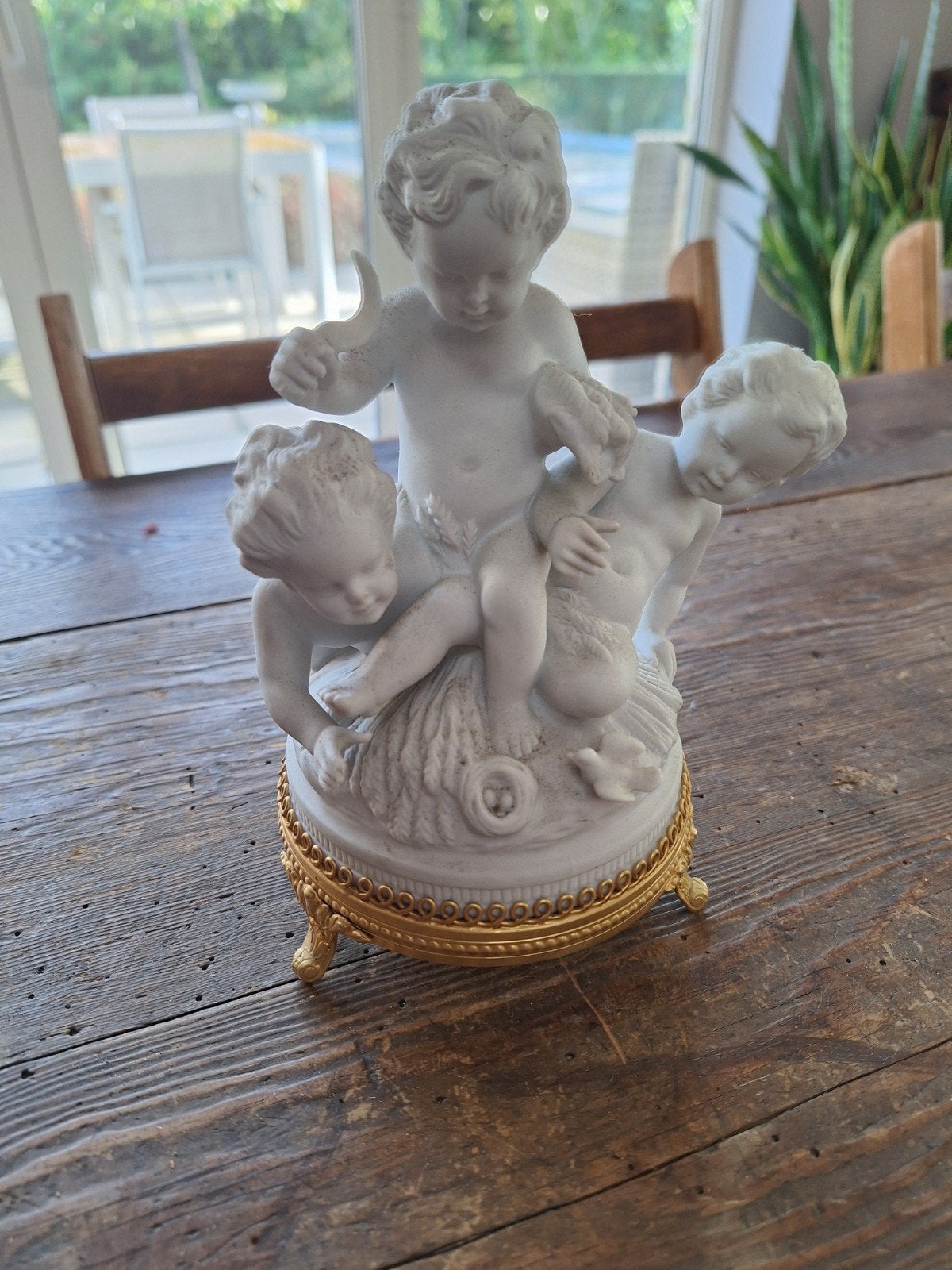 vintage biscuit putti, Ophalen of Verzenden