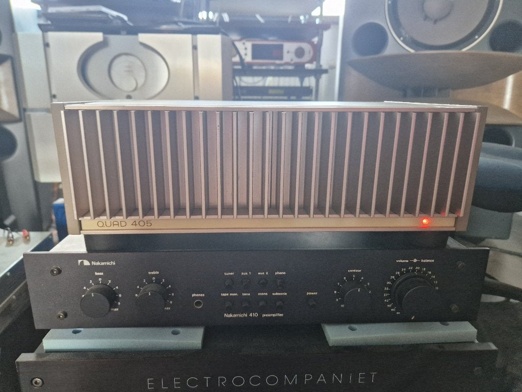 Quad 405, TV, Hi-fi & Vidéo, Autres marques, Enlèvement ou Envoi, 60 à 120 watts, Stéréo