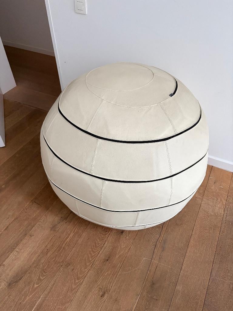 Leolux zitzak, Enlèvement, Utilisé, Rond, Cuir