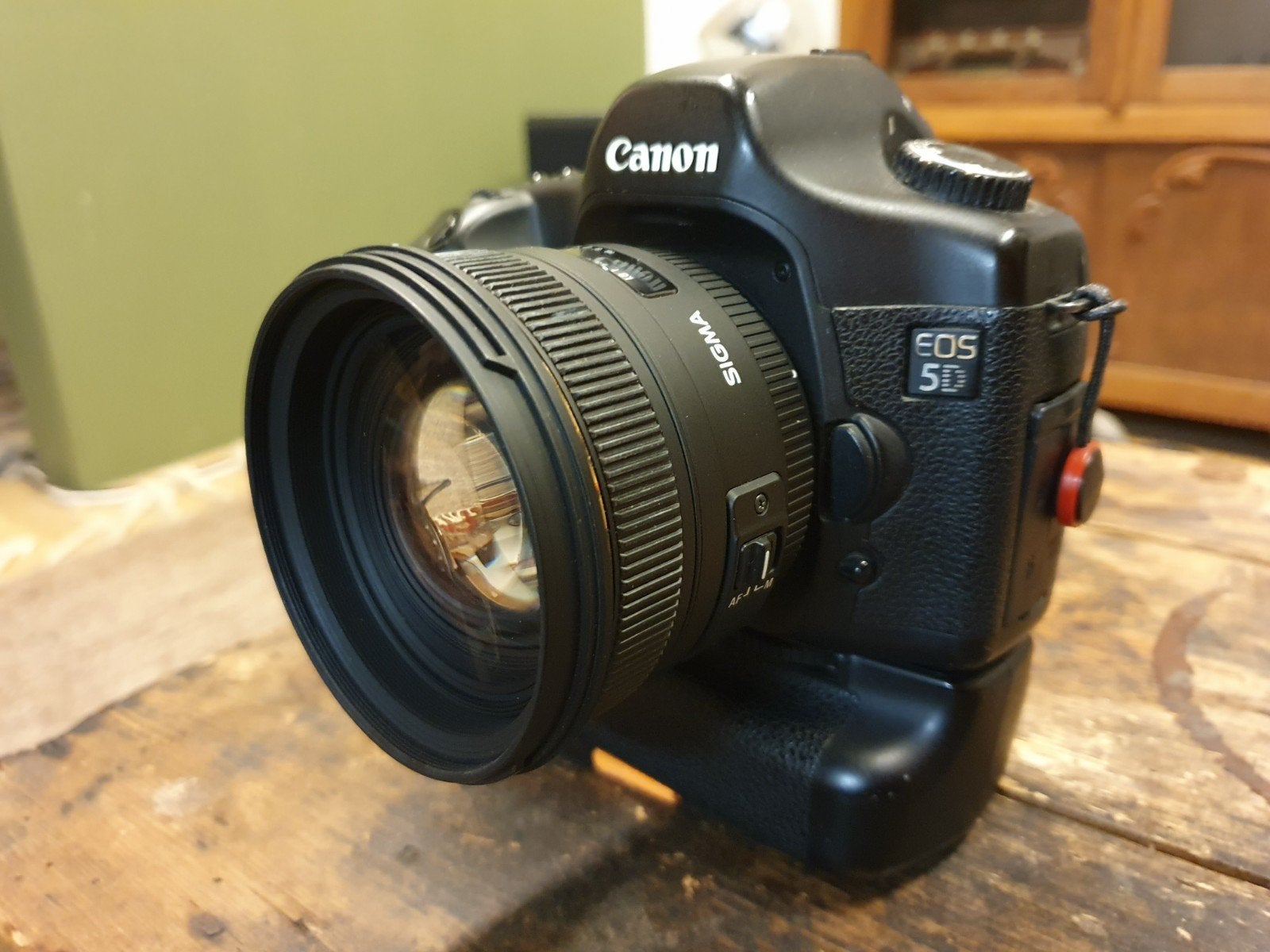 Canon 5D classic met Sigma 50mm 1.4 EX DG, TV, Hi-fi & Vidéo, Enlèvement ou Envoi