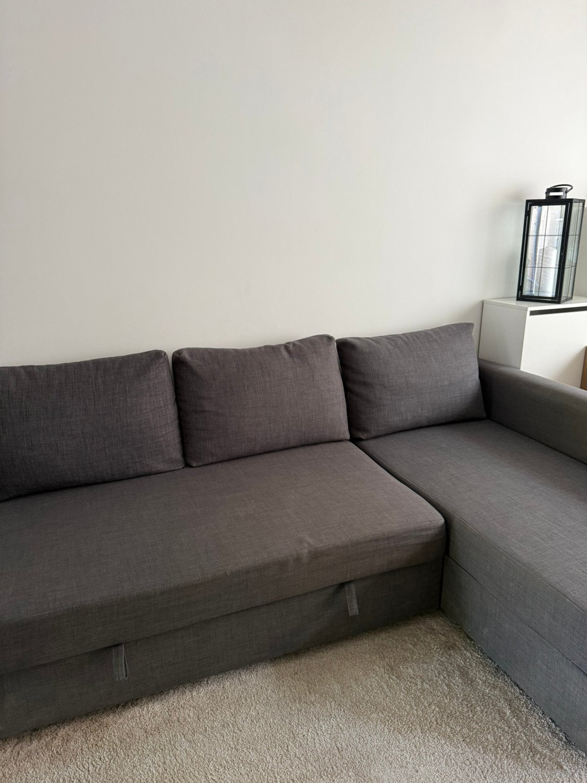 À donner - Canapé FRIHETEN IKEA – Sint-Pieters-Leeuw, Huis en Inrichting, Slaapkamer | Slaapbanken, Ophalen, Gebruikt