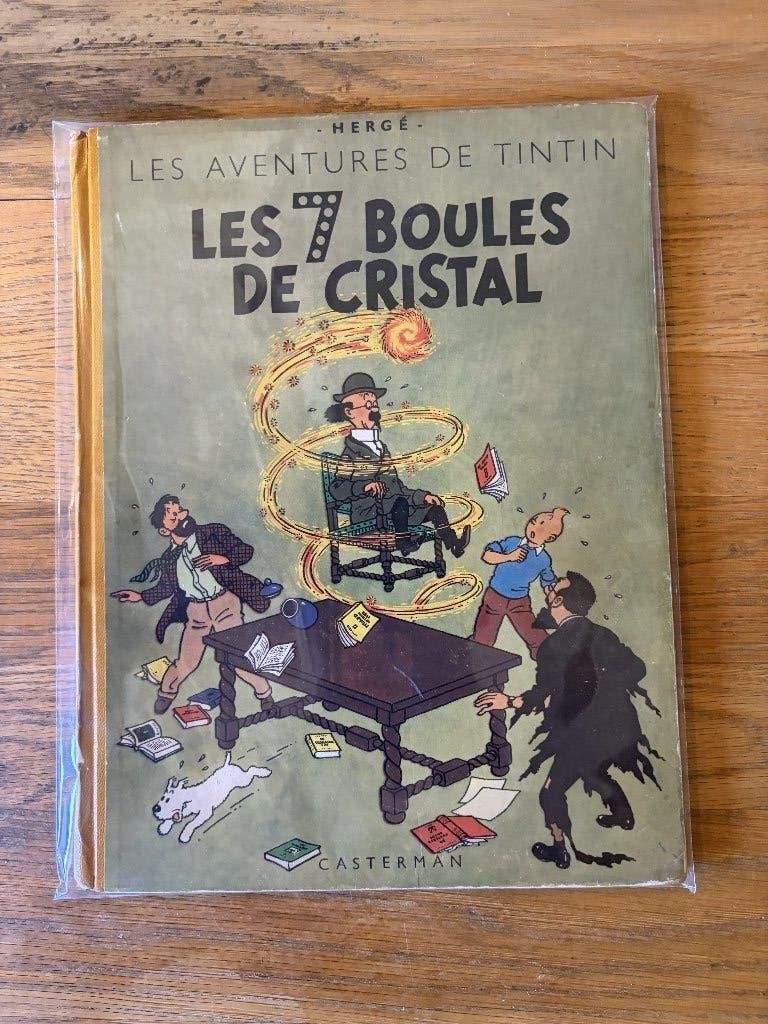 Tintin, Les 7 boules de crystal, Boeken, Stripverhalen, Ophalen of Verzenden, Gelezen, Herge