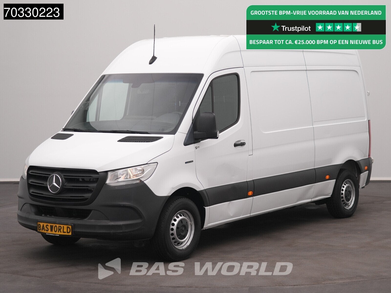 Mercedes eSprinter 312 L2H2 100% Elektrisch 55kWh 145km WLTP, Auto's, Automaat, Stof, Gebruikt, Euro 6