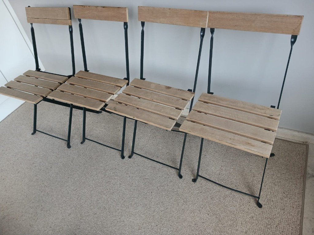 4 bistro stoelen, Antiek en Kunst, Ophalen