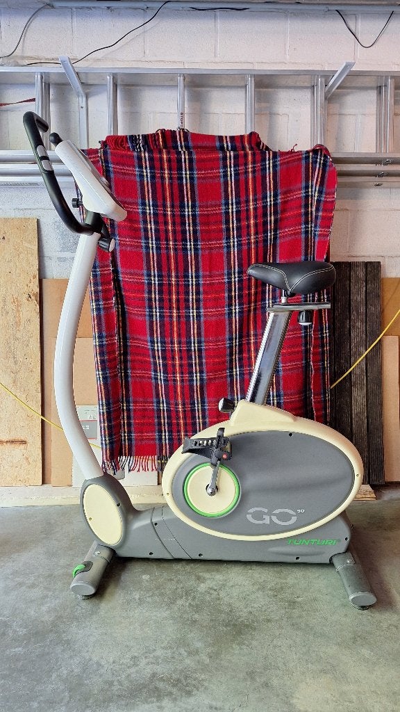 hometrainer Tunturi Go Bike 50, Sport en Fitness, Fitnessapparatuur, Ophalen, Gebruikt, Kunststof, Hometrainer