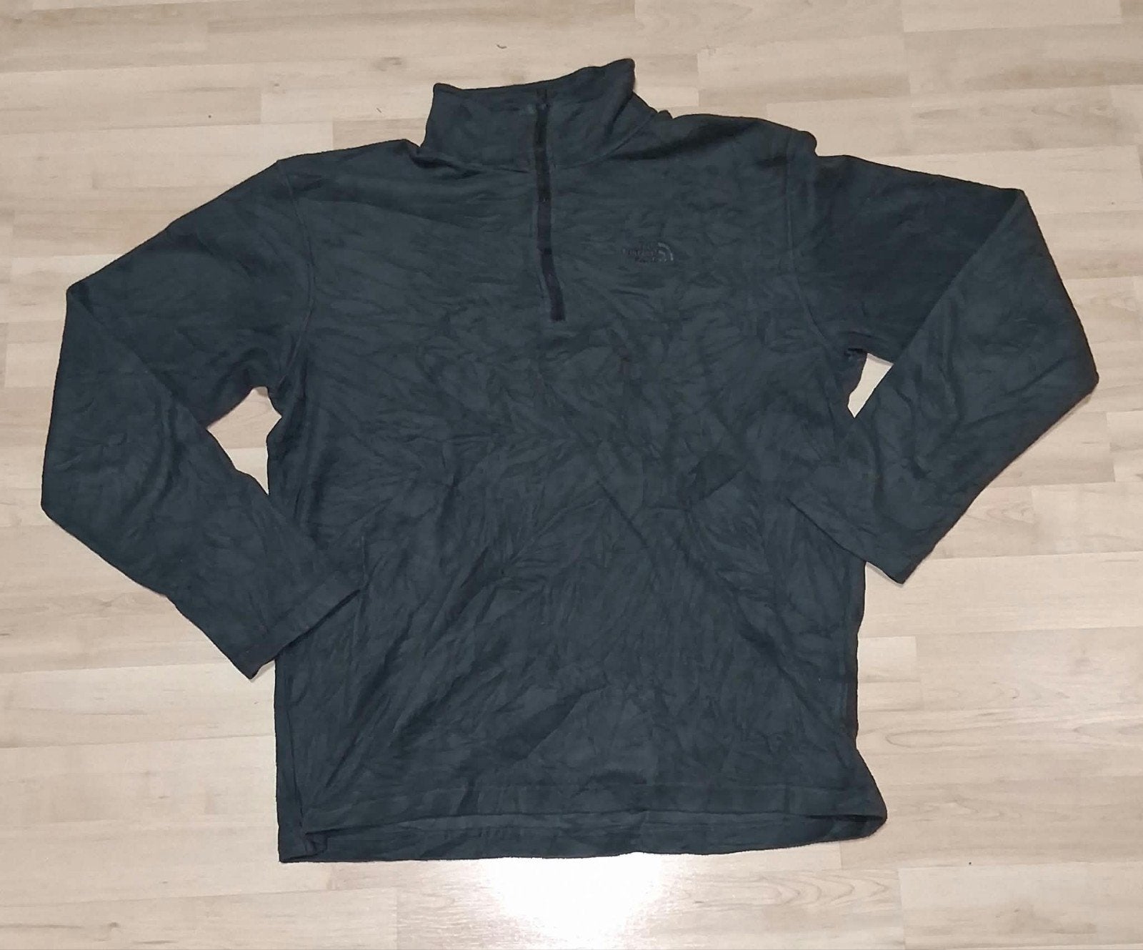 The North Face 100 Glacier 1/4 Zip Fleece Trui Grijs – Maat, Enlèvement ou Envoi, Taille 48/50 (M), Gris