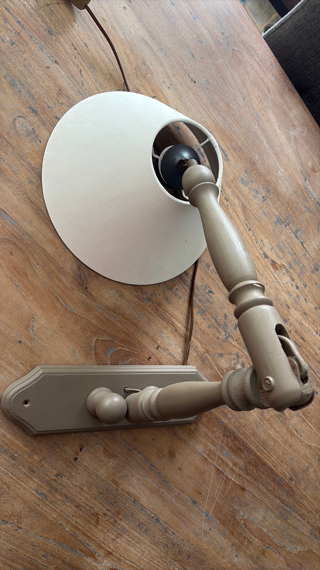 Wandlamp landelijk, Huis en Inrichting, Lampen | Wandlampen, Ophalen of Verzenden, Zo goed als nieuw, Wandlamp