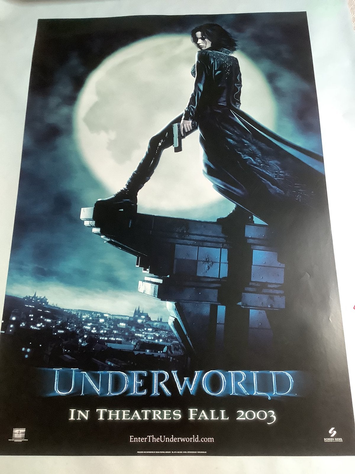 Poster souvenir UNDERWORLD 70-100 cm, Enlèvement ou Envoi, Comme neuf