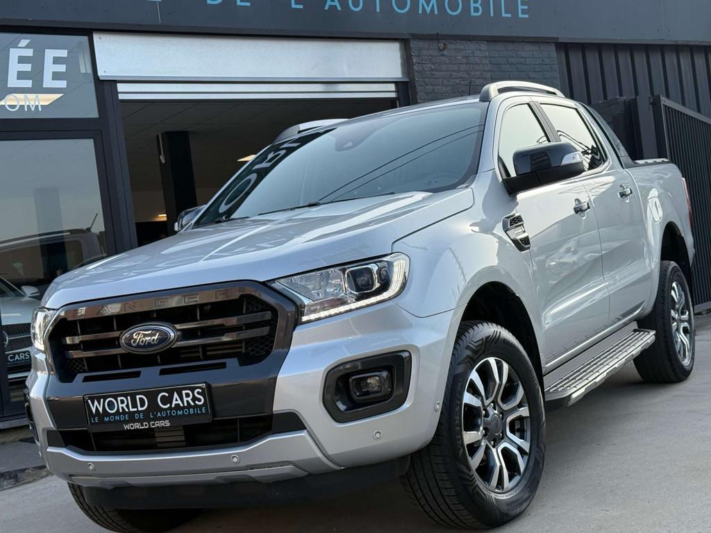 Ford Ranger 2.0D WILDTRAK TVAC*BTWIN DISTRO CAMERA LINE ASS., Autos, Ford, Argent ou Gris, Entreprise, 254 g/km, Noir