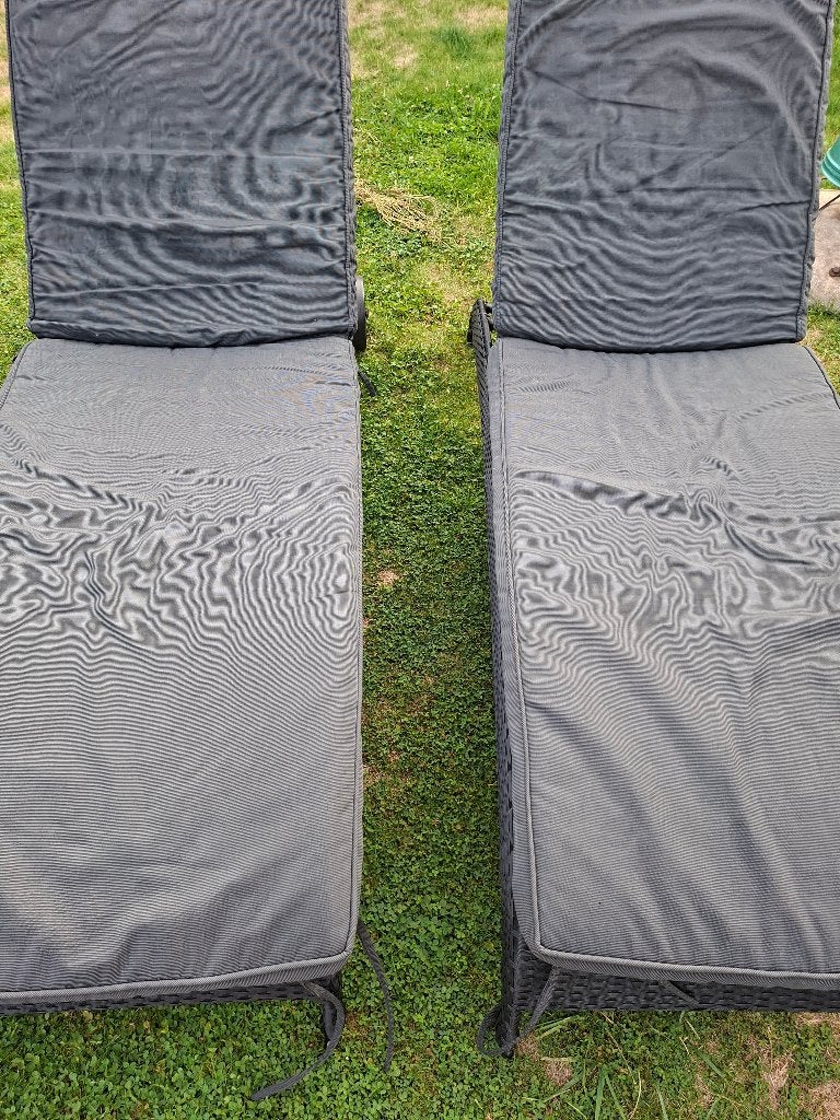 Ligbedden, Tuin en Terras, Ophalen, Gebruikt, Kunststof, Verstelbaar