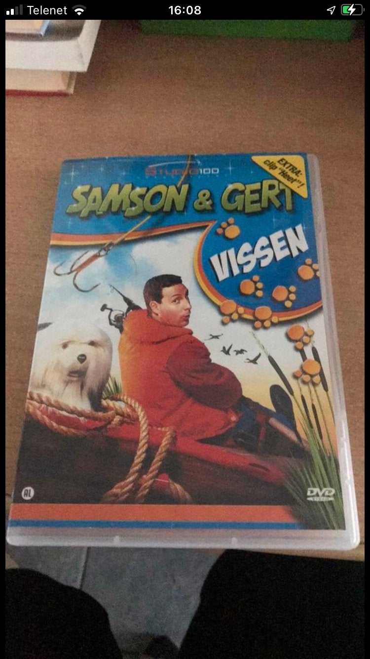 Dvd samson & Gert vissen, Cd's en Dvd's, Ophalen of Verzenden, Zo goed als nieuw