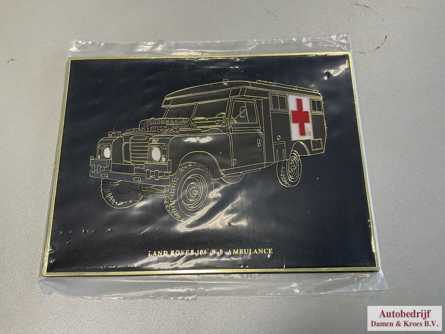 LAND ROVER 109” W.B. AMBULANCE bord plastic classic zwart go, Neuf, -, -, -