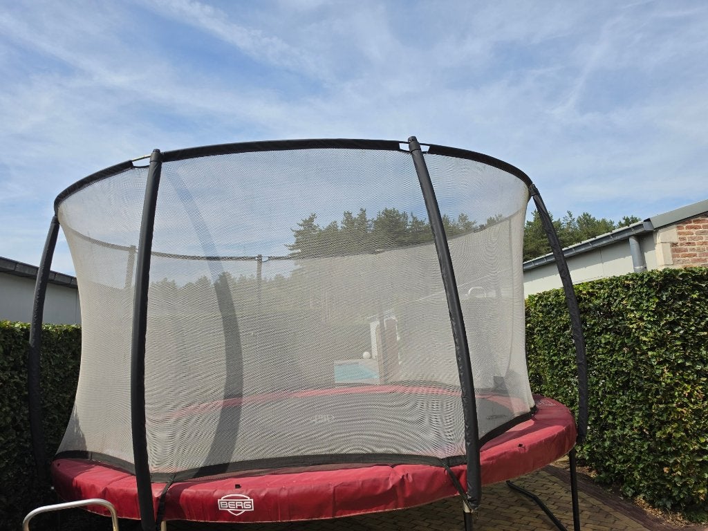 Trampoline BERG elite 430 (rood) - De beste van zijn soort!, Enlèvement, Utilisé