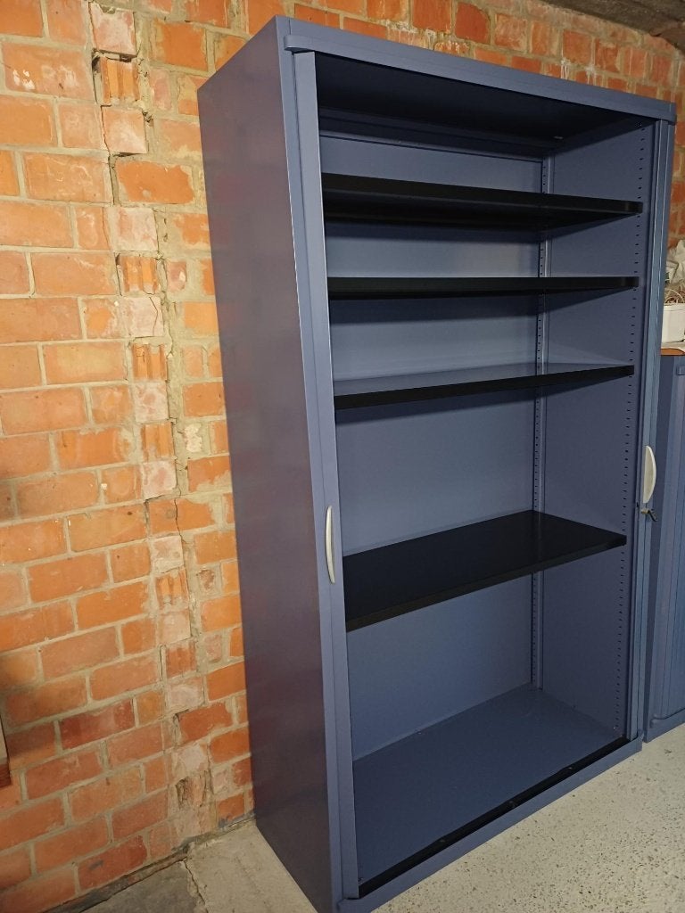 stalen kast, roldeurkast, archiefkast, Huis en Inrichting, Ophalen, Gebruikt, 100 tot 150 cm, Metaal