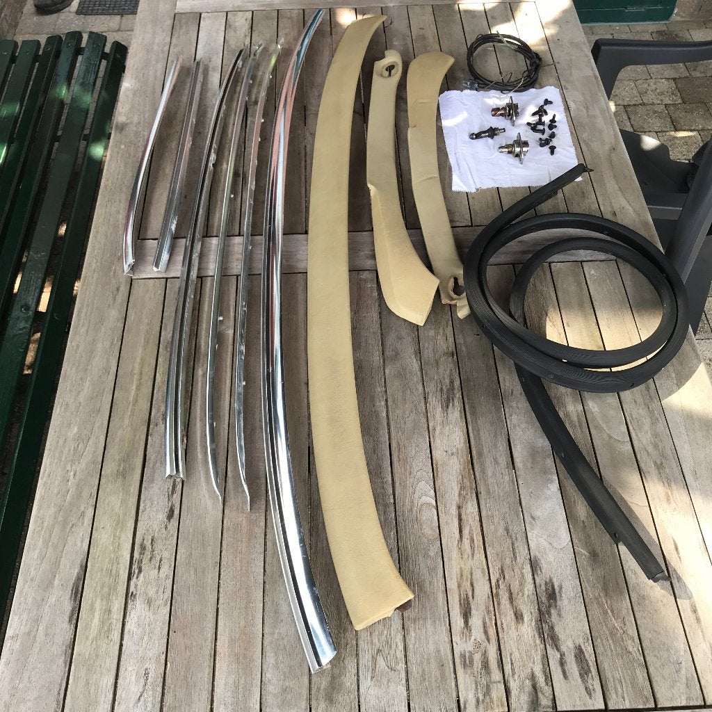 Sierlijsten voor hardtop Mercedes 450 SL, Ophalen, Gebruikt, Achterklep, Voor