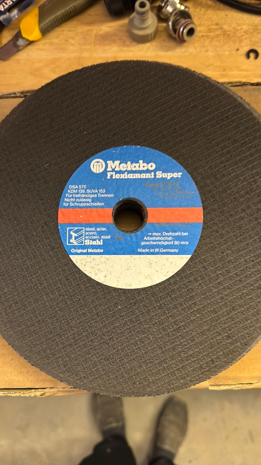 Disque à tronçonner Metabo, Enlèvement ou Envoi, Neuf, 1000 watts ou plus, Meuleuse d'angle