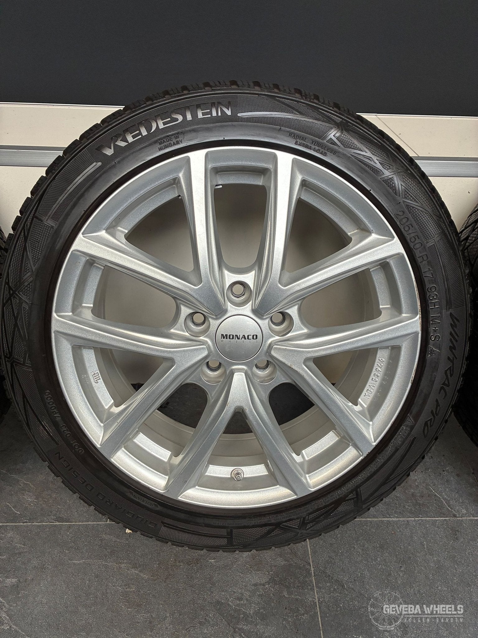 17” Renault megane VI sport velgen + winterbanden 5x112 TPMS, Auto-onderdelen, Gebruikt, -, -, Banden en Velgen