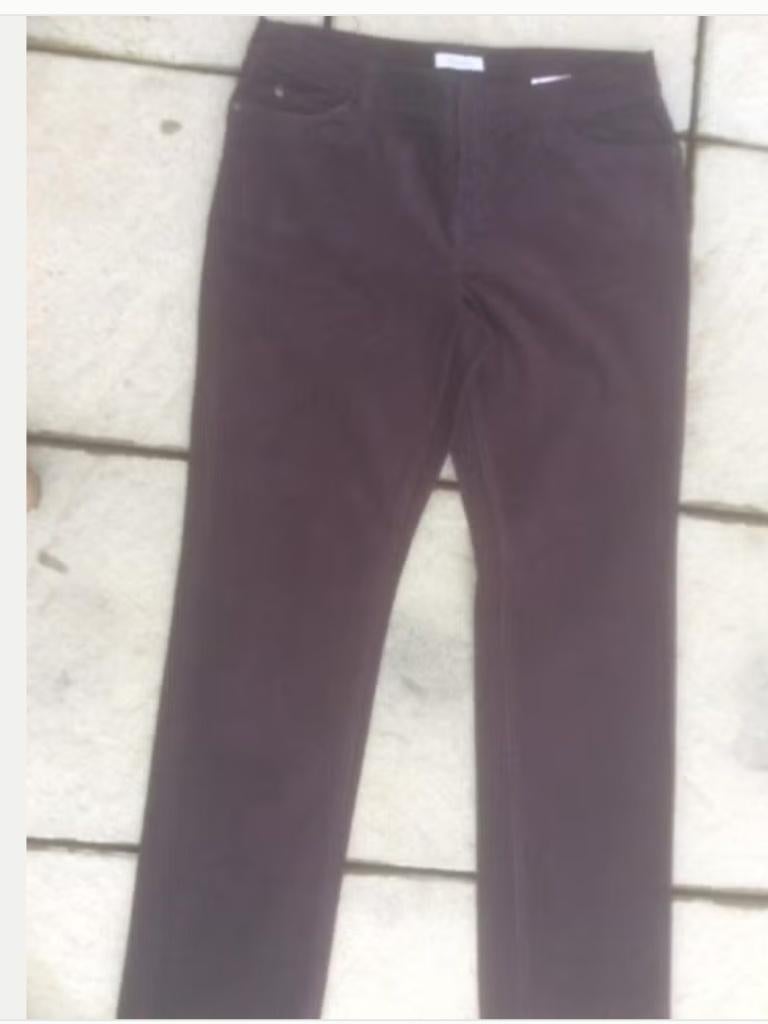 Fluwelen broek maat 44, Kleding | Heren, Broeken en Pantalons, Ophalen of Verzenden, Zo goed als nieuw, Overige maten, Paars