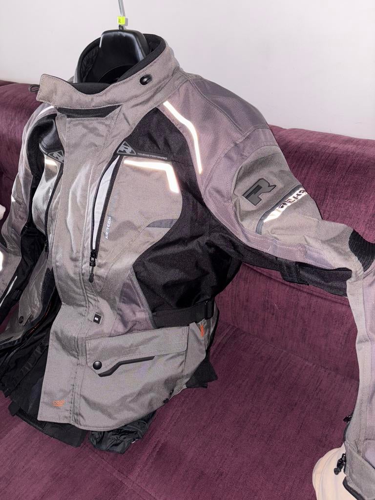 Richa Touring Motorjas + Motorbroek Set – D3O – Nieuwstaat, Enlèvement, Neuf, sans ticket, Hommes, Combinaison