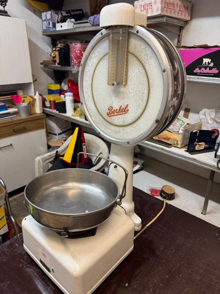 Balance vintage Berkel 1950, Enlèvement, Utilisé