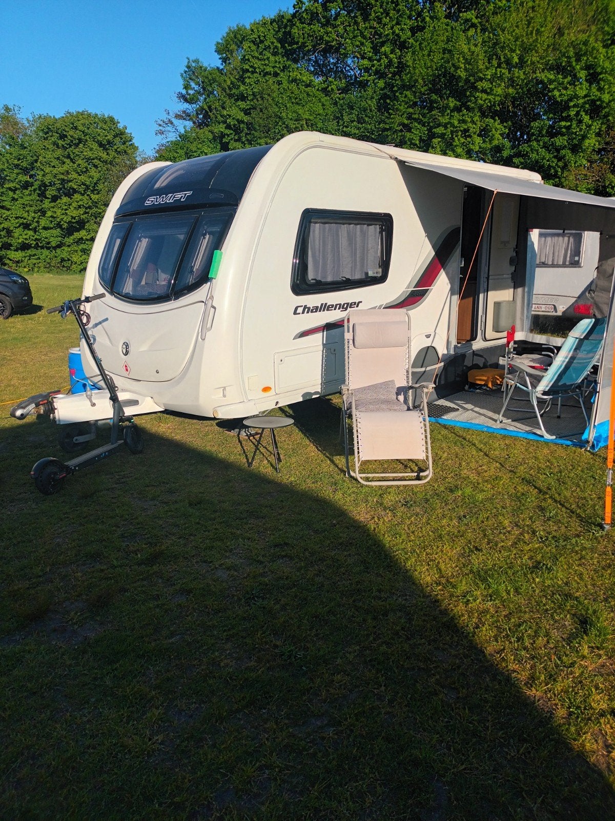 Mooie caravan Swift luxe, Caravans en Kamperen, Ophalen