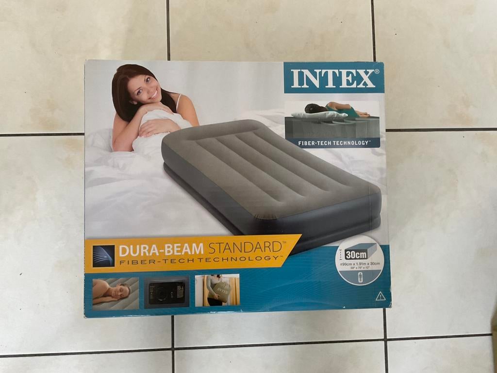 Intex 1 persoonsmatras, Caravans en Kamperen, Luchtbedden, Ophalen of Verzenden, Nieuw, 1-persoons