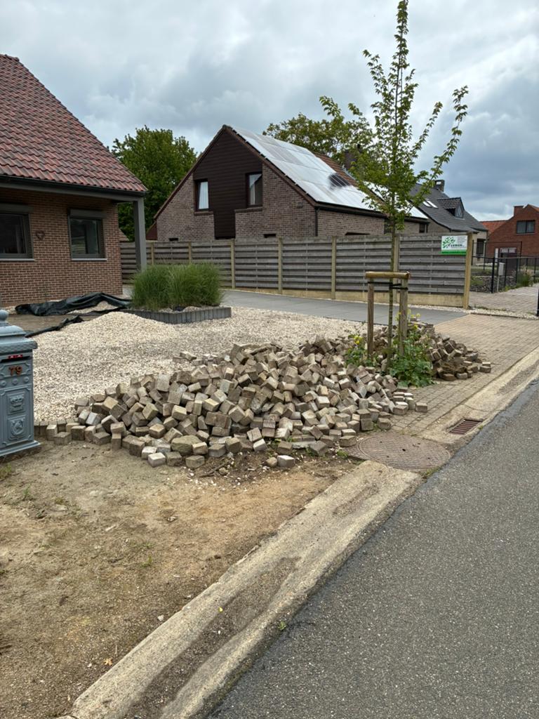 Gratis klinkers, Tuin en Terras, Tegels en Klinkers, Ophalen, Gebruikt, 10 m² of meer, Klinkers