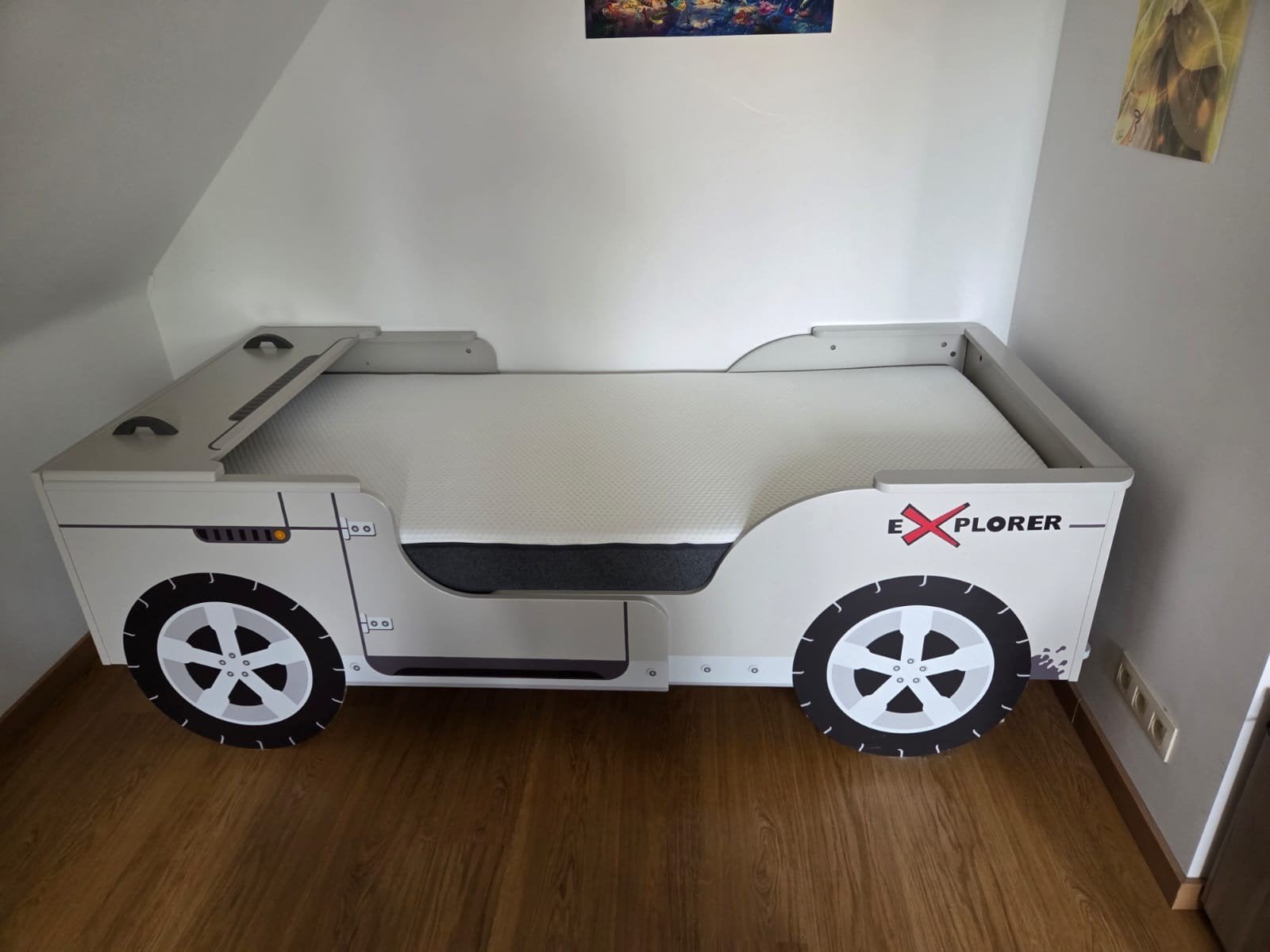 lit de voiture Jeep, Enlèvement, 180 cm ou plus, 85 à 100 cm, Sommier à lattes