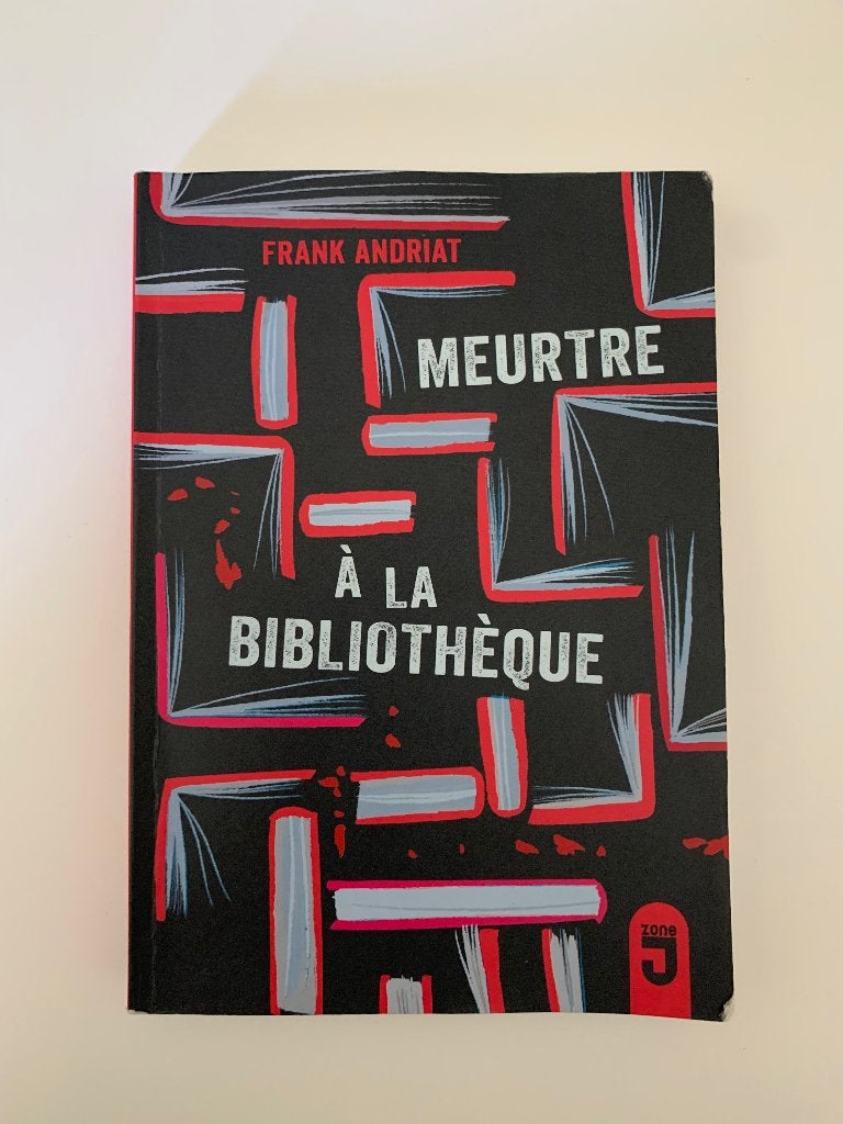 Meurtre à la bibliothèque (Frank Andriat), Livres, Français, Comme neuf, Enlèvement, Secondaire