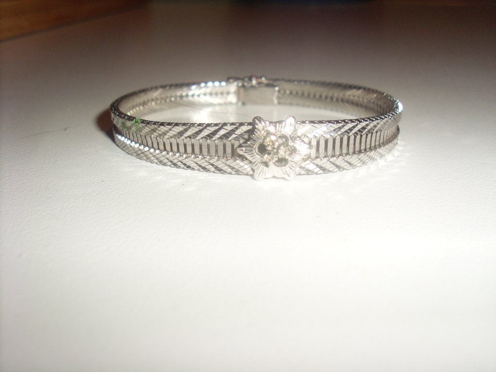 ancien bracelet en argent, Handtassen en Accessoires, Ophalen, Zilver, Armband
