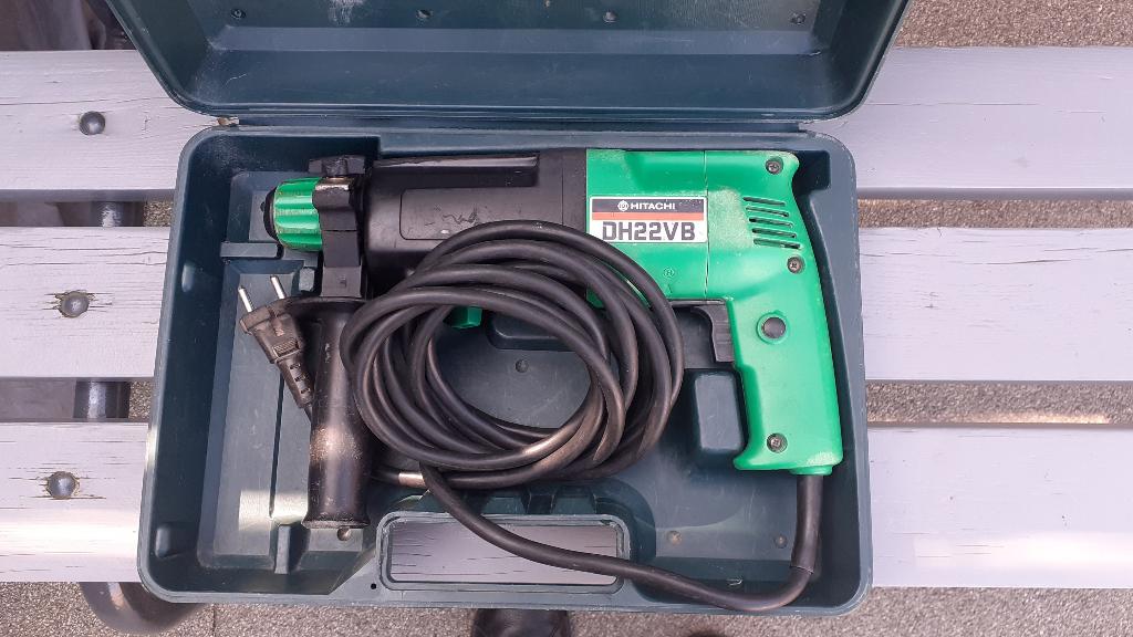 Boorhamer Hitachi DH22VB  met SDS kop., Ophalen, Gebruikt, Boor- en/of Breekhamer, Variabele snelheid