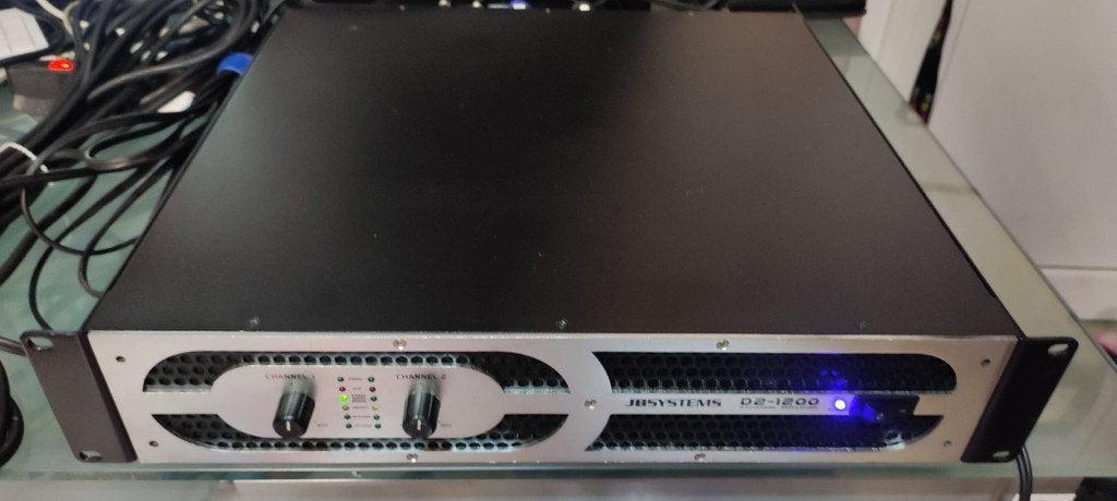 Amplificateur D2-1200 JB Systems, 1200 W rms 4 Ω stéréo, TV, Hi-fi & Vidéo, Autres marques, Comme neuf, Enlèvement, Stéréo