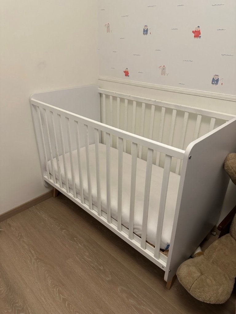 Kinderbedje Quax Loft 120*60cm, Ophalen, Gebruikt, Lattenbodem, Minder dan 140 cm
