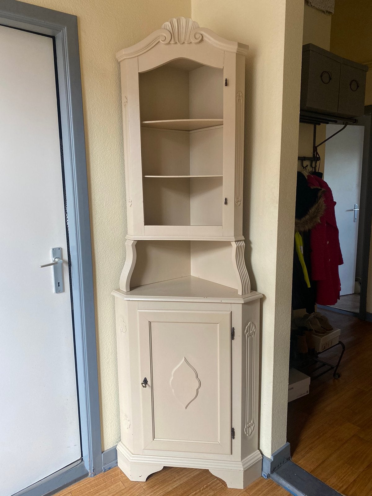 Armoire de coin - hoekkast, 25 à 50 cm, Avec porte(s), Comme neuf, Enlèvement