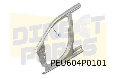 Citroen Berlingo (1/19-) (K9) Fiat Doblo (10/22-) (K9) Opel, Verzenden, -, Nieuw, Spatbord