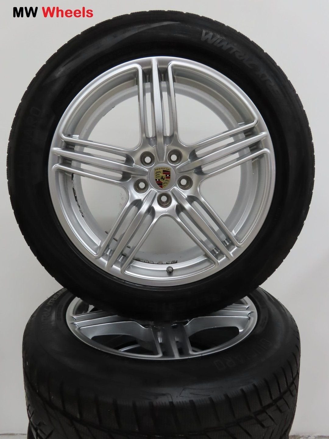 Porsche 19 inch Origineel Macan Turbo velgen winterbanden, Auto-onderdelen, Banden en Velgen, 19 inch, Gebruikt, -, -