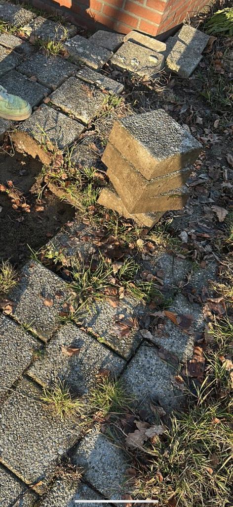 GRATIS terras tegels, Enlèvement, Utilisé, Carrelage de sol