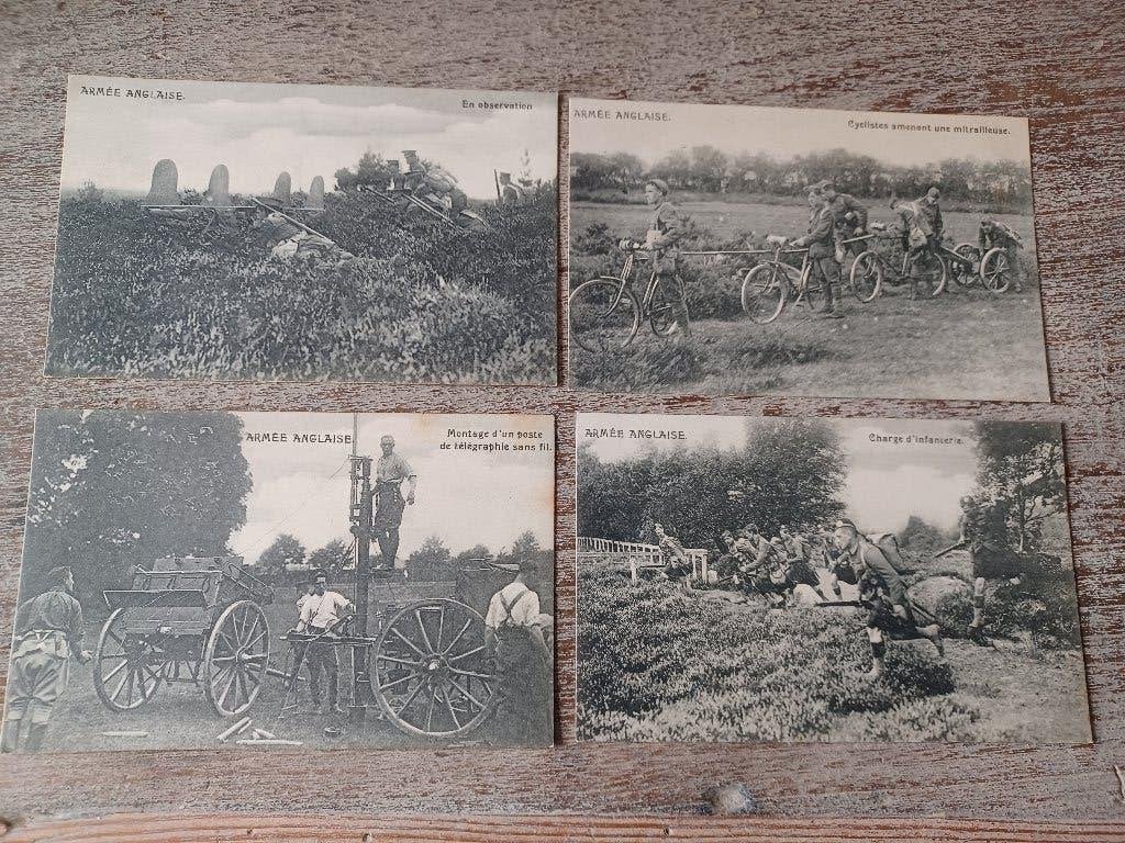 ww1 pk cpa 10x armee anglaise zeldzame reeks, Enlèvement ou Envoi, Autres, Photo ou Poster