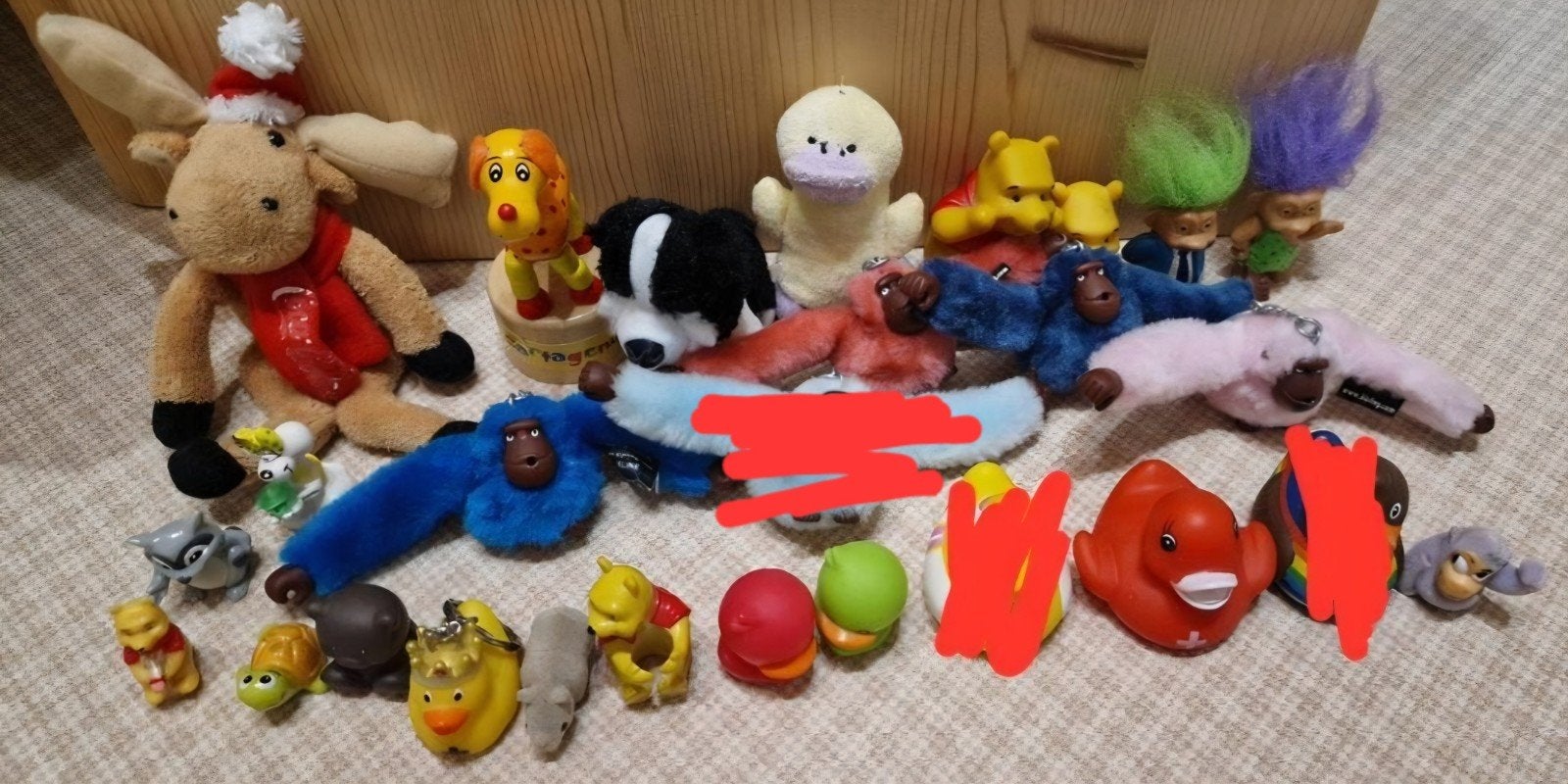 Kipling aapjes, pluche knuffels, badeendjes & vintage figuur, Enlèvement ou Envoi, Utilisé
