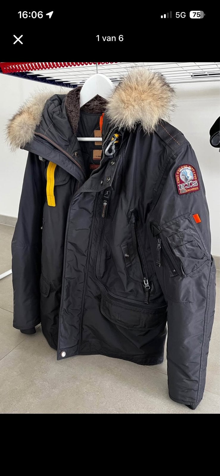 Herenjas Parajumpers te koop, Vêtements | Hommes, Enlèvement, Neuf, Taille 46 (S) ou plus petite, Gris