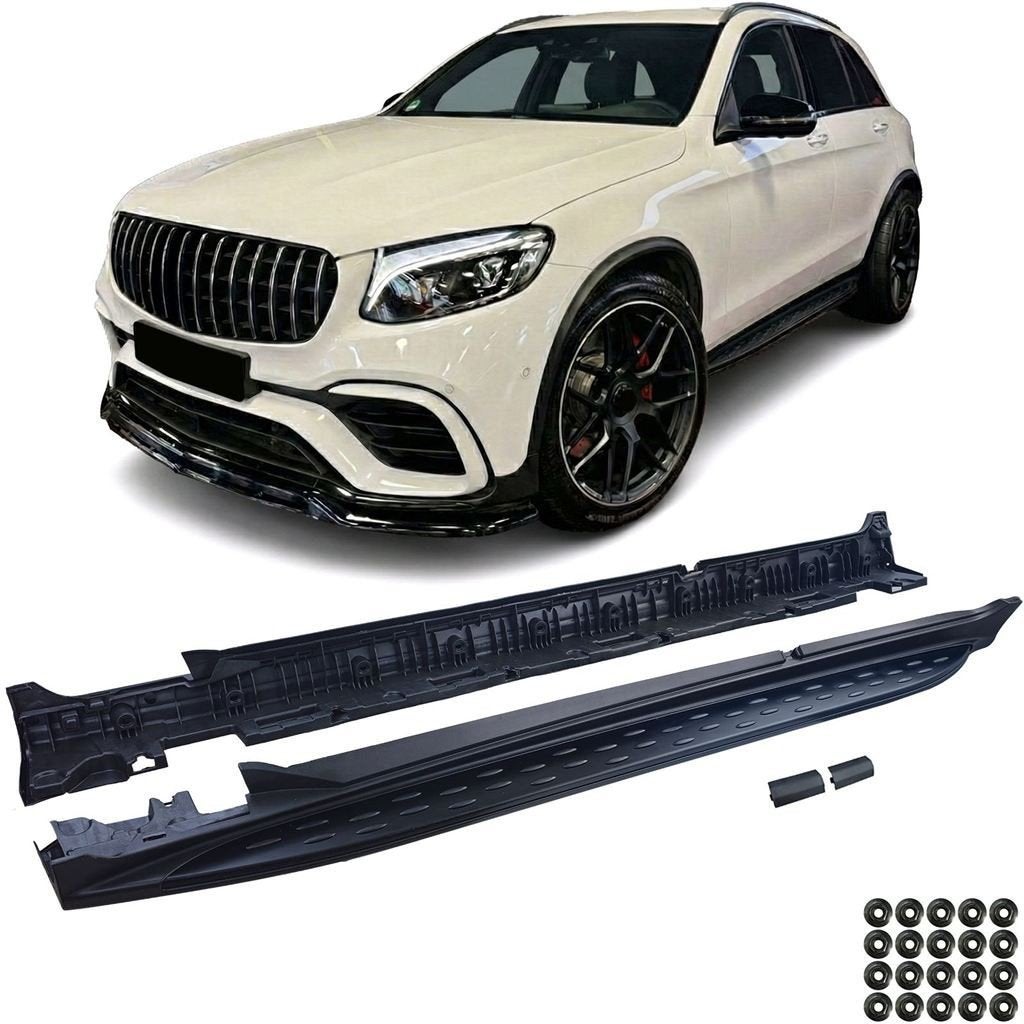 Side Steps Voor Mercedes GLC SUV X253 Black Edition, Envoi