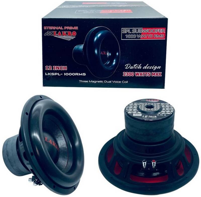 LAKRO-LKSPL-12 - Losse subwoofer - Lakro - 12 inch - 1000, Autos : Divers, Haut-parleurs voiture
