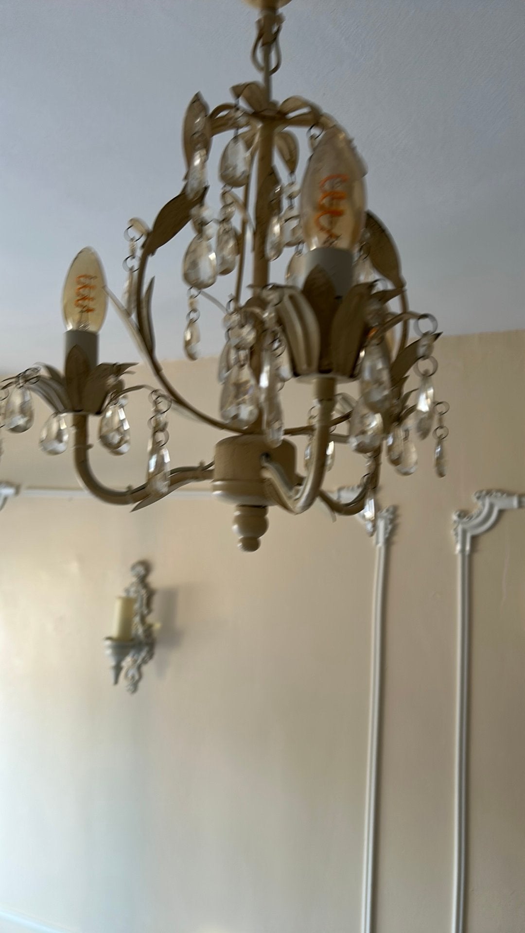 Luster, Huis en Inrichting, Lampen | Kroonluchters, Ophalen of Verzenden, Gebruikt