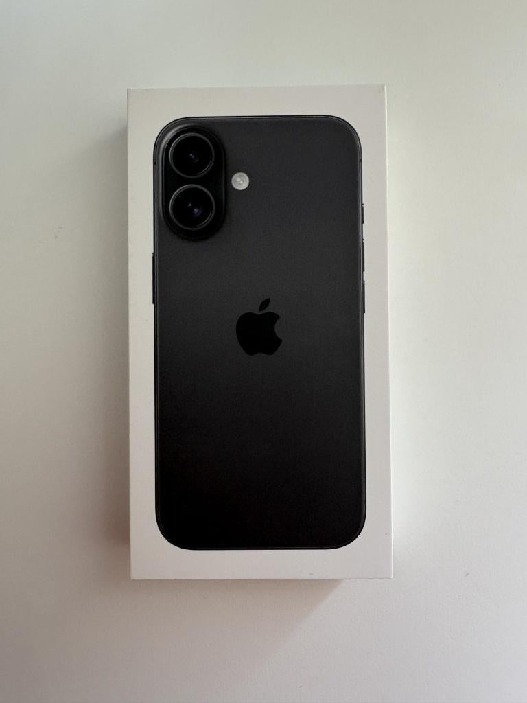 iPhone 16, Telecommunicatie, Mobiele telefoons | Apple iPhone, 128 GB, Zwart, Nieuw, IPhone 16