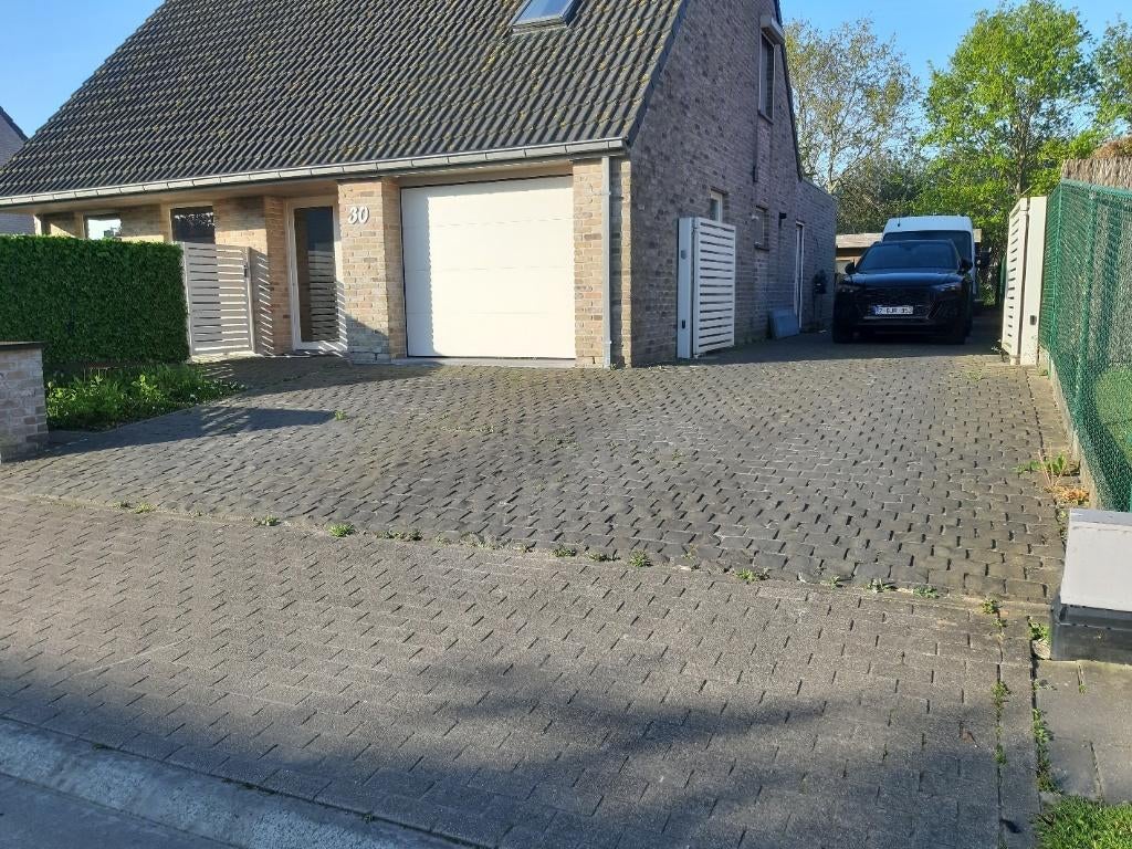 basalt platines 14x14x 7á9 dikte, Ophalen, Gebruikt, Zwart, Basalt
