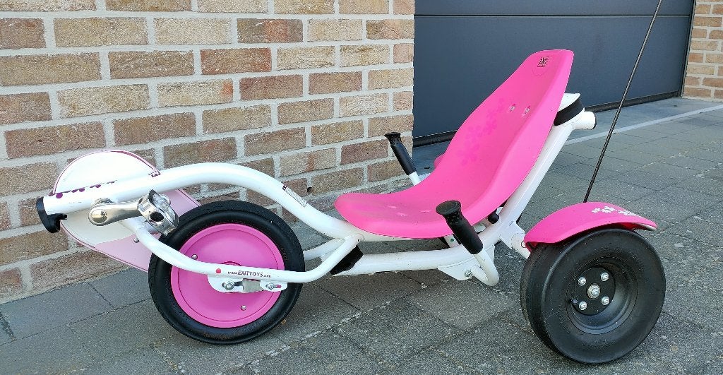 Ligfiets Triker Lady Rocker, Ophalen, Gebruikt, Terugtraprem, Verstelbare zitting