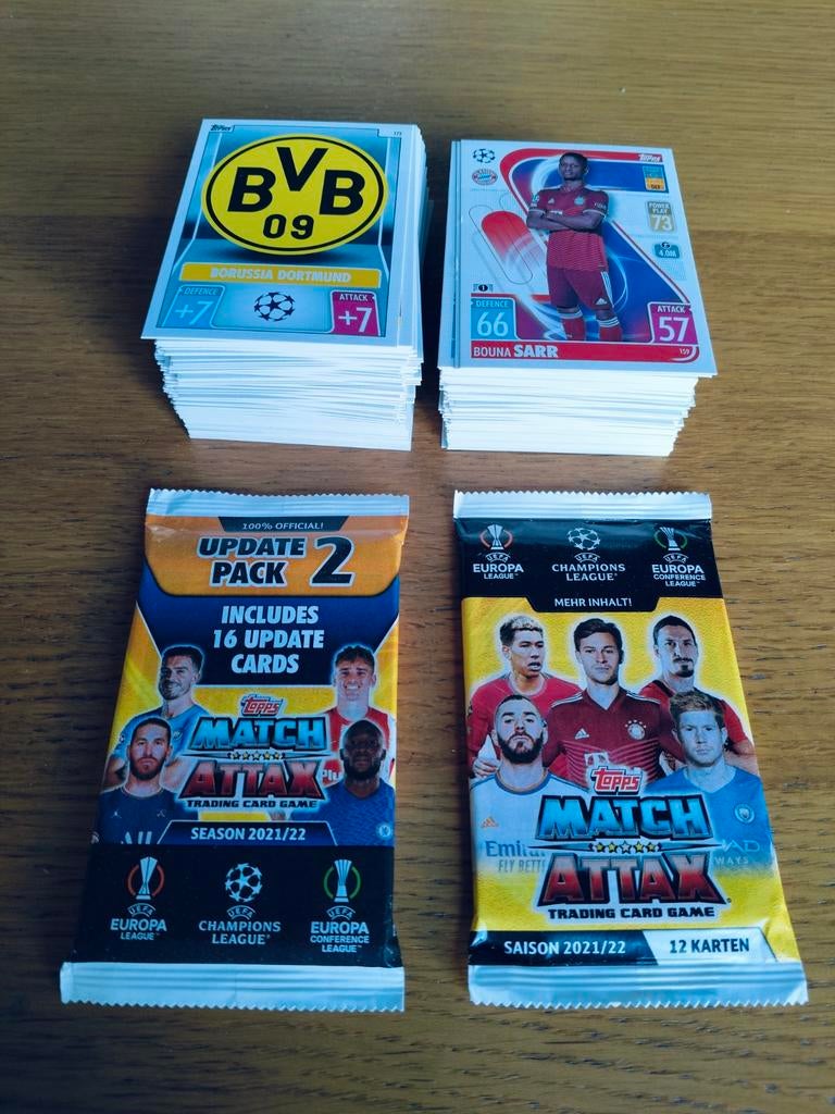 198 match attax kaarten 2022, Ophalen of Verzenden