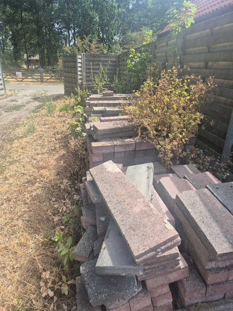Terras / oprit, Enlèvement, Utilisé, Autres matériaux, Briques