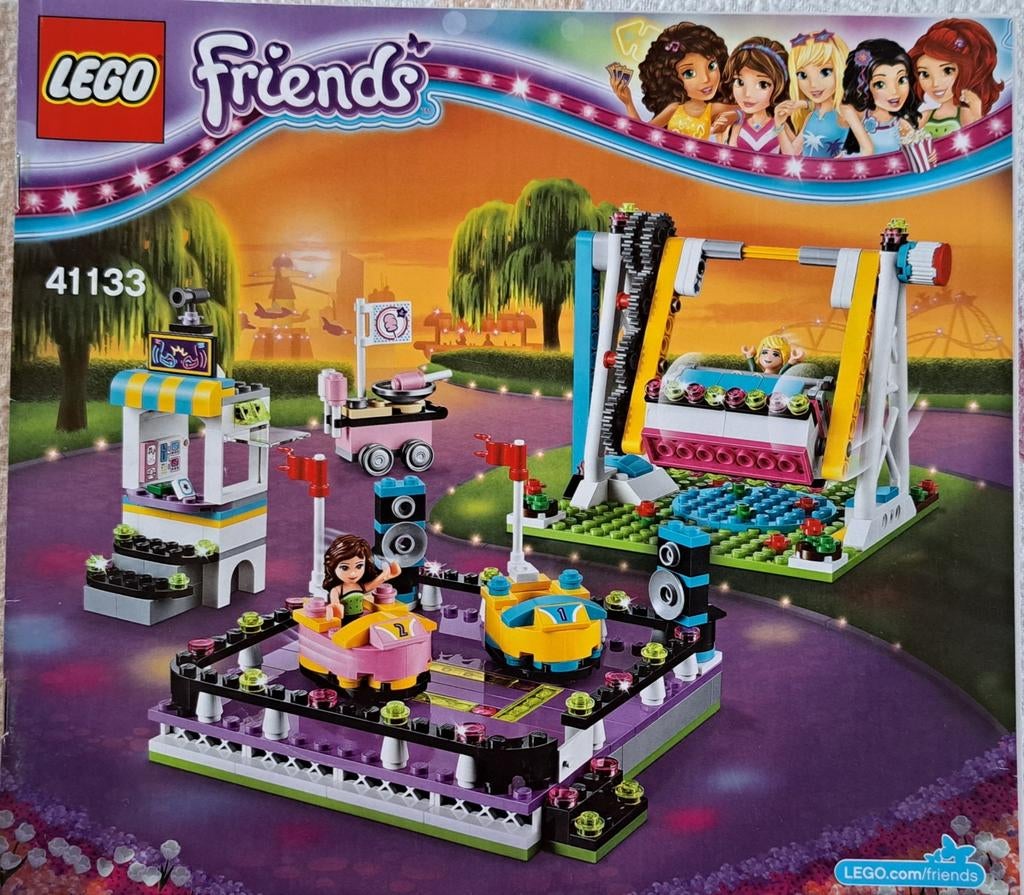 Lego Friends - 41133 - les auto-tamponneuse du parc d'attrac, Kinderen en Baby's, Ophalen of Verzenden, Compleet, Lego, Friends